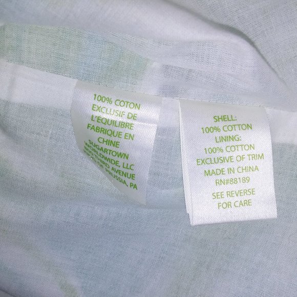 Lilly Pulitzer Tessa Dress Size 2 Shift Tropical Green White Embroidered Zip Up - Picture 15 of 15